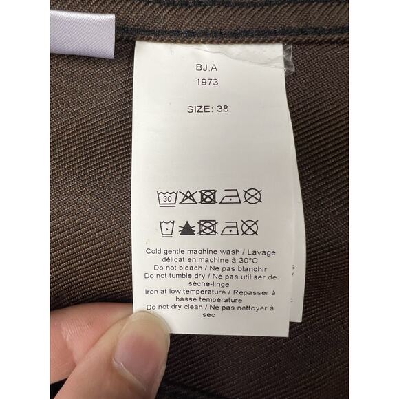 NWT Ganni Womens Brown Button Up Vest Size 38 Tailored Fit Fall Utility Casual - Picture 15 of 16